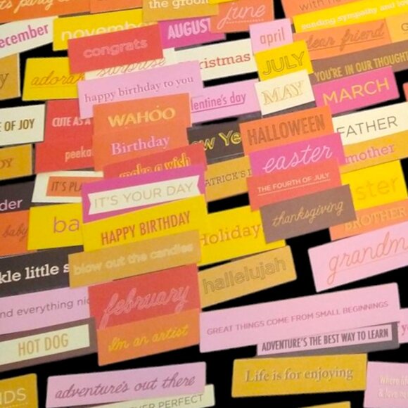 Die Cuts with View Quote Warm Cardstock textured - Picture 2 of 10